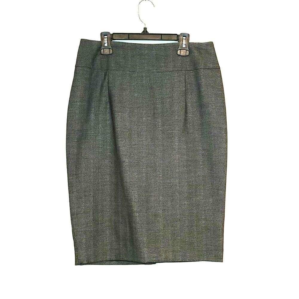 Mossimo gray herringbone pencil skirt - 6 - corpcore office career